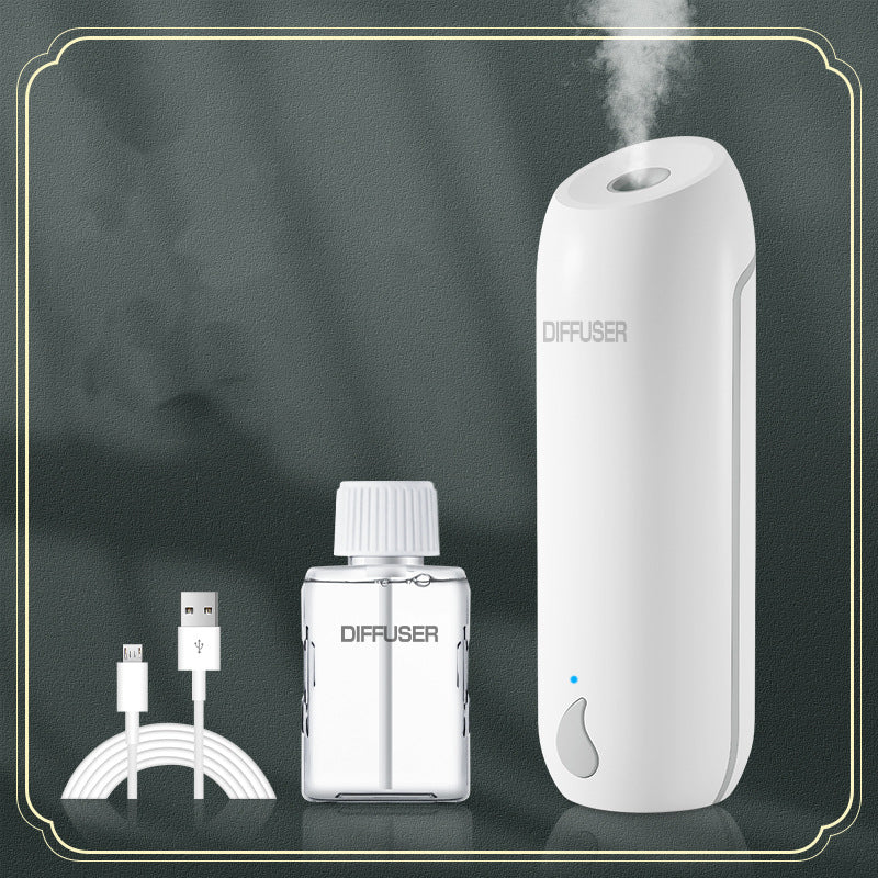 50ml Aromatherapy Machine Timed Automatic Spraying Fragrance Household Perfume Machine Toilet Deodorizing Air Purifying Diffuser House dealsniper-net White gray Encounter