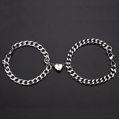 Love Magnet Attracts a Pair Of Male And Female Couple Bracelets Jewelry dealsniper-net