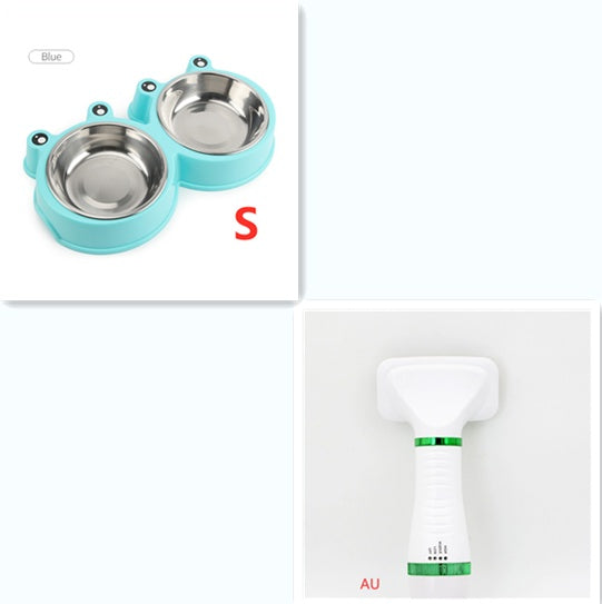 2 in 1 Pet Drying Brush Pet Hair Dryer Comb Pets Gym From House Green Set AU