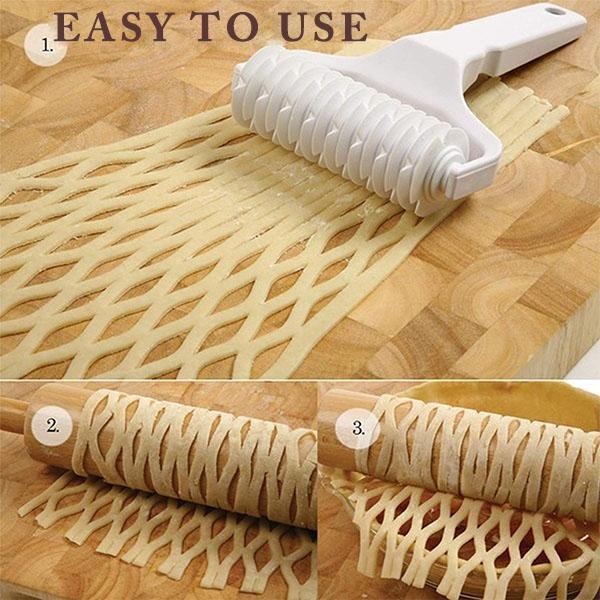 Kitchen Pizza Roller Pin Bread Hole Puncher DIY Baking Needle Kitchen DealSniper.net