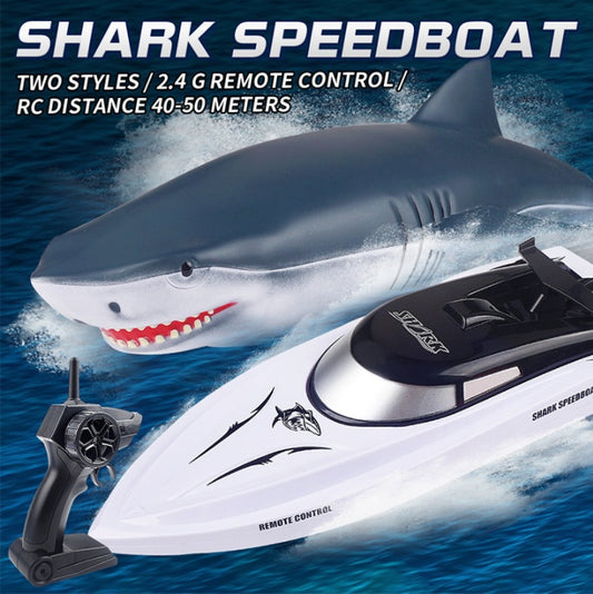 New Electric Shark RC Boat Vehicles Waterproof Swimming Pool