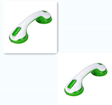 Bathroom Handrail Suction Cup Type Anti-skid Handrail Suction Cup Handrail House dealsniper-net Green2pcs