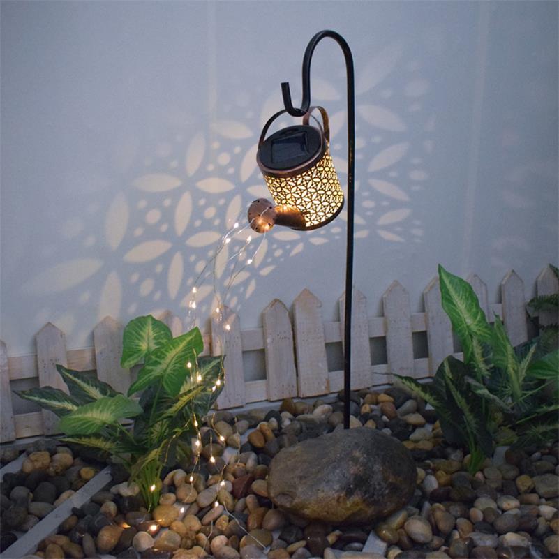 Enchanted Watering Can Outdoor Solar Watering Can Ornament