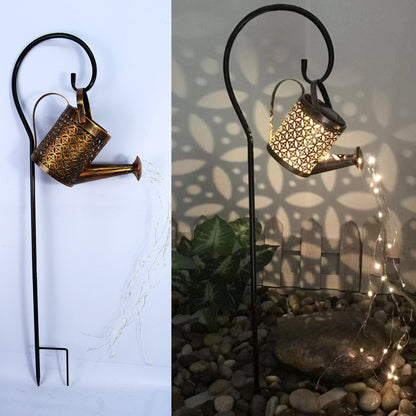 Enchanted Watering Can Outdoor Solar Watering Can Ornament