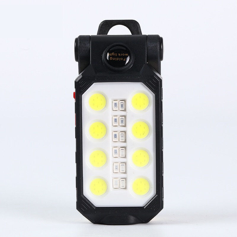 Folding USB Rechargeable COB Work Light Portable LED Flashlight Outdoor DealSniper.net W598A Builtin battery with U