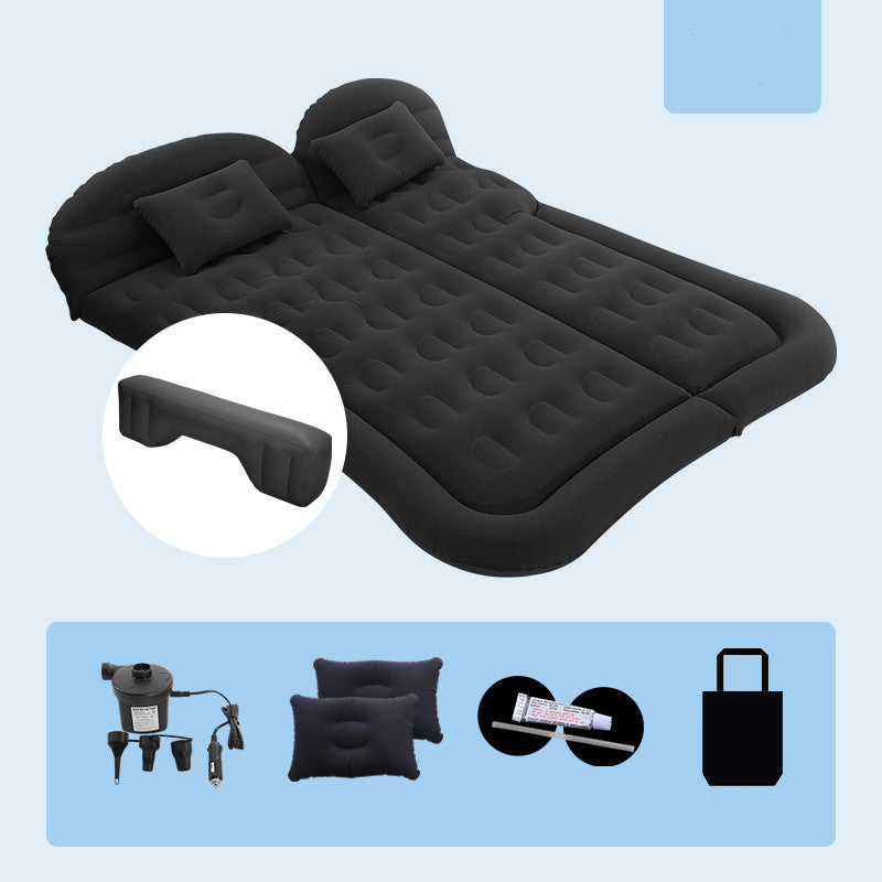 Inflatable Car Mattress SUV Inflatable Car Multifunctional Car Inflatable Bed Vehicle dealsniper-net J