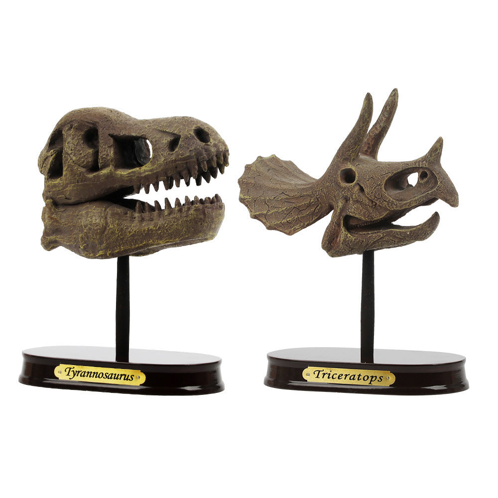 Dinosaur Head Archaeological Excavation Model Toy