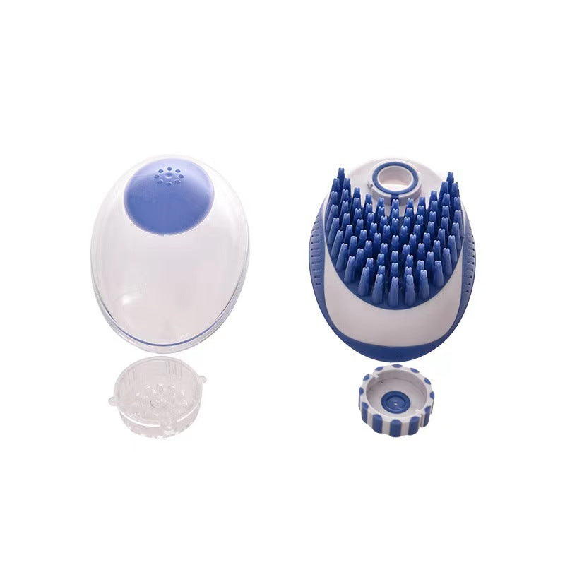 Pet Supplies Bath Brush Massage Comb Can Store Bath Liquid Silicone Brush For Cats And Dogs Pets dealsniper-net