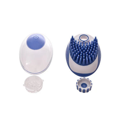Pet Supplies Bath Brush Massage Comb Can Store Bath Liquid Silicone Brush For Cats And Dogs Pets dealsniper-net
