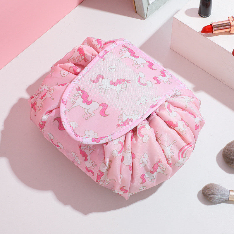 Cosmetic Bag Storage Capacity Travel Storage Beauty DealSniper.net Dream rainbow horse