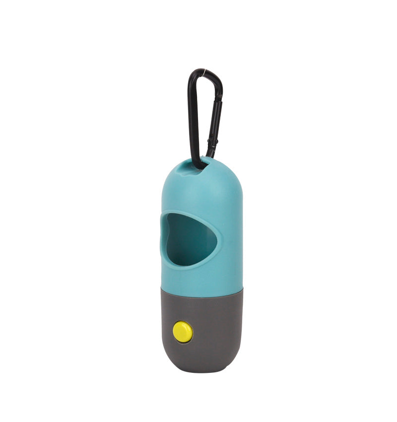 LED Pet Waste Bag Dispenser With Light Capsule Dog Toilet Pets DealSniper.net A