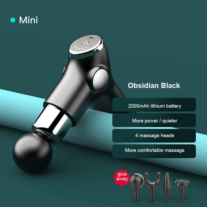 Electric Deep Muscle Vibration Massager Health dealsniper-net Black Button type