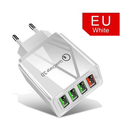 Travel Charger US Standard European Standard British Standard Travel dealsniper-net White EU