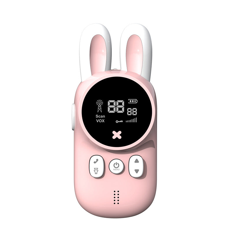 Handheld Wireless Communication With Children's Voice Intercom Kids dealsniper-net Pink