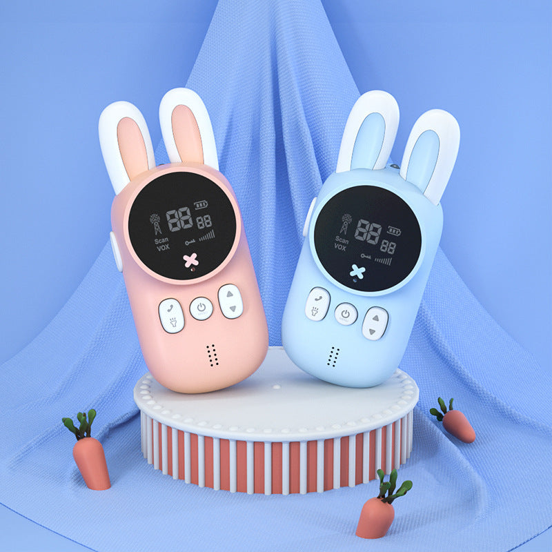 Handheld Wireless Communication With Children's Voice Intercom Kids dealsniper-net BLUEPINK