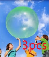 Big Inflatable Ball Children's Toy Elastic Ball Water Ball Kids dealsniper-net Green 3pcs 80cm