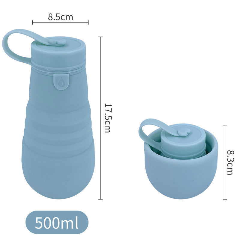 Creative Foldable Travel Portable Silicone Sports Bottle