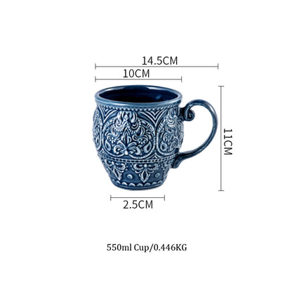 Baroque Dishware Household Bowl Nordic Style Ceramic Set Kitchen DealSniper.net 7 Style 1PC