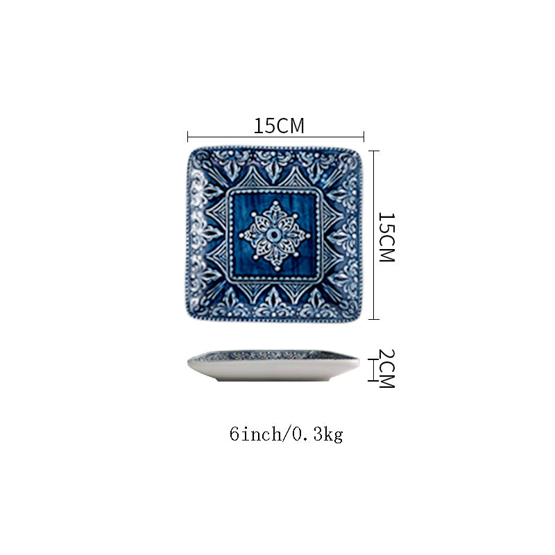 Baroque Dishware Household Bowl Nordic Style Ceramic Set Kitchen DealSniper.net 2 Style 1PC