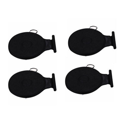 360 Degree Rotation Seat Cushion Mats For Chair Car Chair Cushion Vehicle Gym From House Circle 4pcs Black
