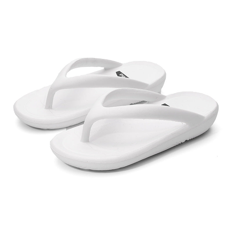 Flip-Toe Flat Holiday Beach Slippers Women dealsniper-net White 36