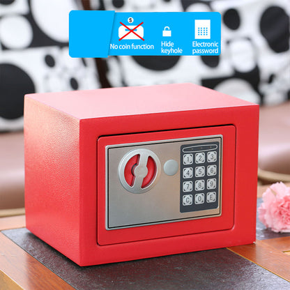 Mini office safe Deals DealSniper.net Red