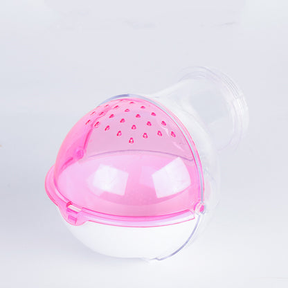 Hamster Cloud Bathroom Toilet Dual-Purpose Bathtub Pets Gym From House Pink Flip