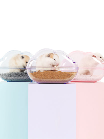 Hamster Cloud Bathroom Toilet Dual-Purpose Bathtub Pets Gym From House