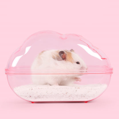 Hamster Cloud Bathroom Toilet Dual-Purpose Bathtub Pets Gym From House Pink L