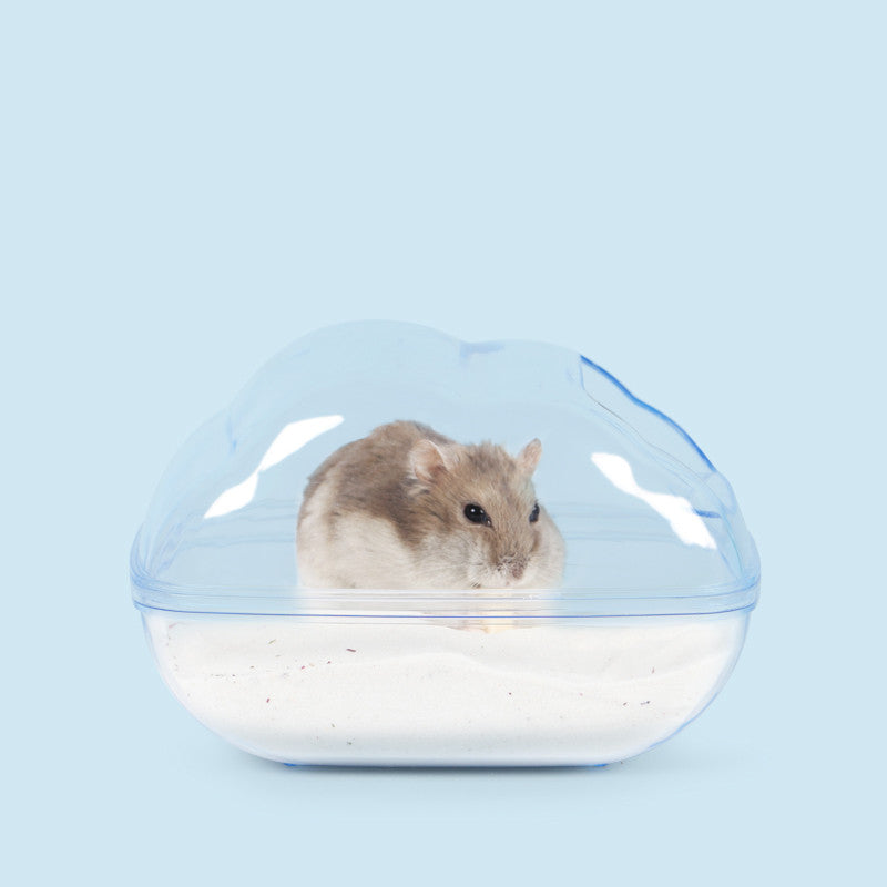 Hamster Cloud Bathroom Toilet Dual-Purpose Bathtub Pets Gym From House Blue M