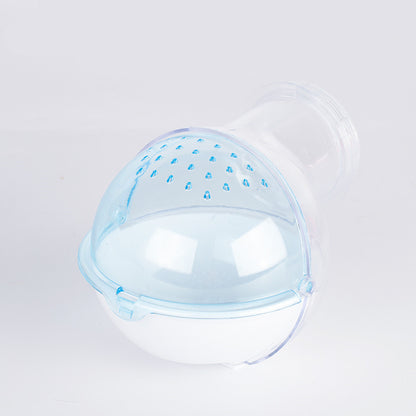 Hamster Cloud Bathroom Toilet Dual-Purpose Bathtub Pets Gym From House Blue Flip