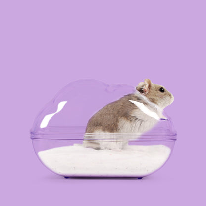 Hamster Cloud Bathroom Toilet Dual-Purpose Bathtub Pets Gym From House Purple M