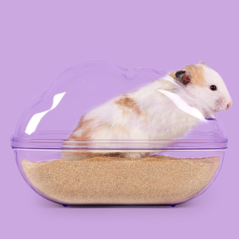 Hamster Cloud Bathroom Toilet Dual-Purpose Bathtub Pets Gym From House Purple L