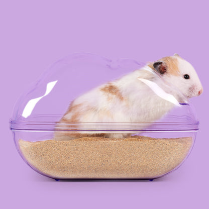 Hamster Cloud Bathroom Toilet Dual-Purpose Bathtub Pets Gym From House Purple L