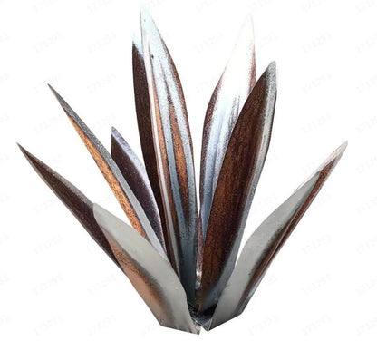 DIY Metal Art 9 Leaves Tequila Rustic Sculpture Rust Garden Yard