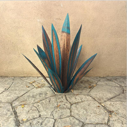 DIY Metal Art 9 Leaves Tequila Rustic Sculpture Rust Garden Yard