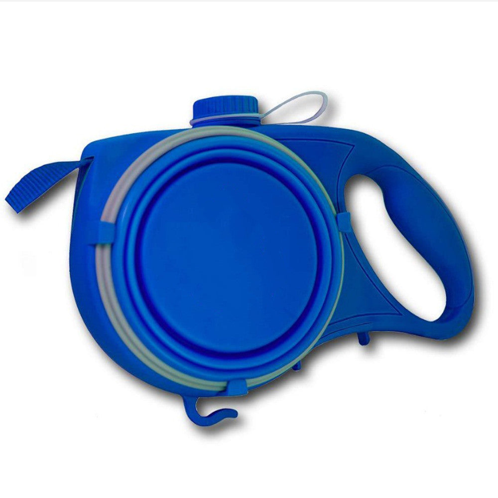 Multifunctional Pet Leash Automatic Retractable Leash Pets DealSniper.net Blue No logo