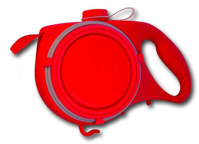 Multifunctional Pet Leash Automatic Retractable Leash Pets DealSniper.net Red No logo