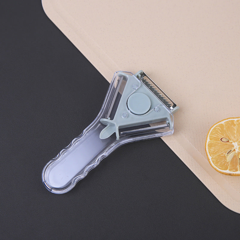 Creative Peeler Three-in-one Peeling Knife Fruit Peeling Knife Kitchen DealSniper.net Nordic Blue