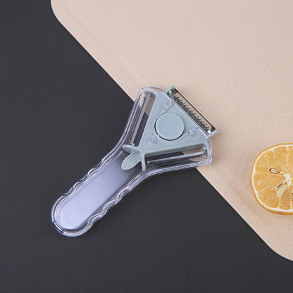 Creative Peeler Three-in-one Peeling Knife Fruit Peeling Knife Kitchen DealSniper.net Nordic Blue