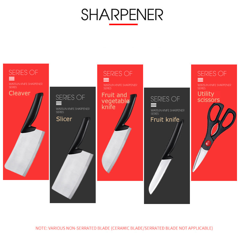 Manual Kitchen Four-In-One Sharpener Kitchen dealsniper-net