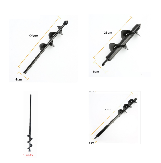 Spiral Loosening Drill Bit Alloy Ground Drill Bit Vehicle DealSniper.net C set