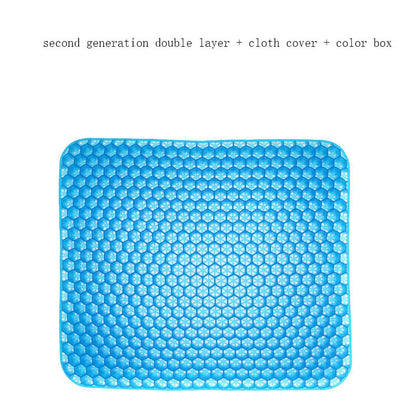 Summer Gel Cushion Honeycomb Car Seat Cushion