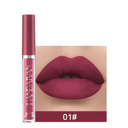 Handaiyan Matte Lip Glaze Liquid Lipstick Mini Tube Lip Gloss