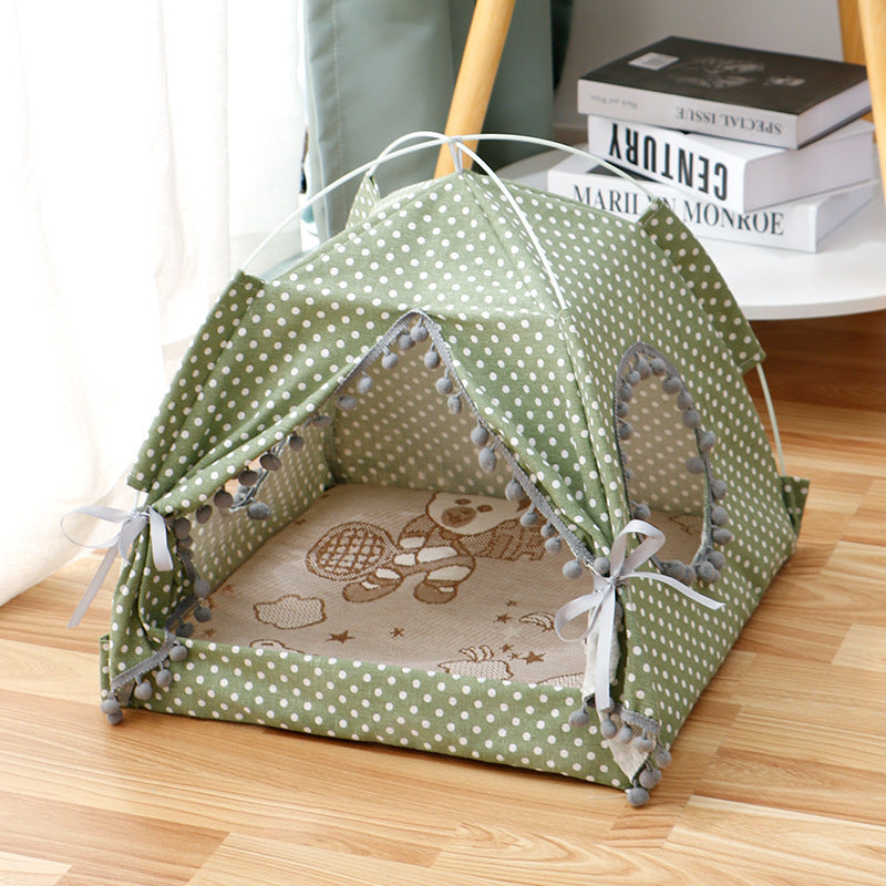 Cat Tent Cat Cat House Enclosed Pet Bed Pets dealsniper-net