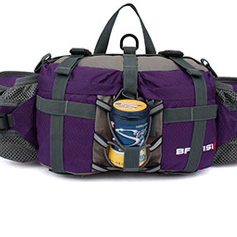 Outdoor Sports Multifunctional Mountaineering Waist Bag Men dealsniper-net Purple