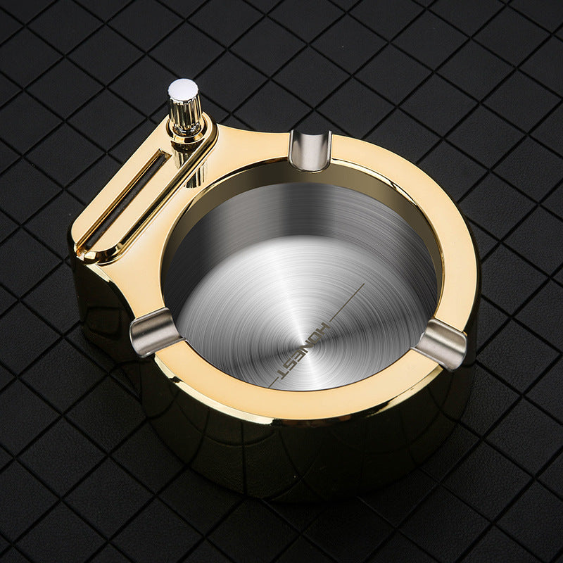 Large Cigarette Ashtray With Permanent Match Lighter House DealSniper.net