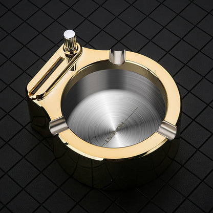 Large Cigarette Ashtray With Permanent Match Lighter House DealSniper.net