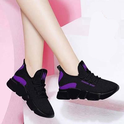 Soft Sole Fashion Leisure Travel Walking Shoes For Women Women DealSniper.net Purple 35