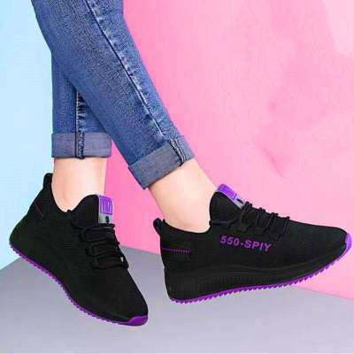 Soft Sole Fashion Leisure Travel Walking Shoes For Women Women DealSniper.net 550Purple 35